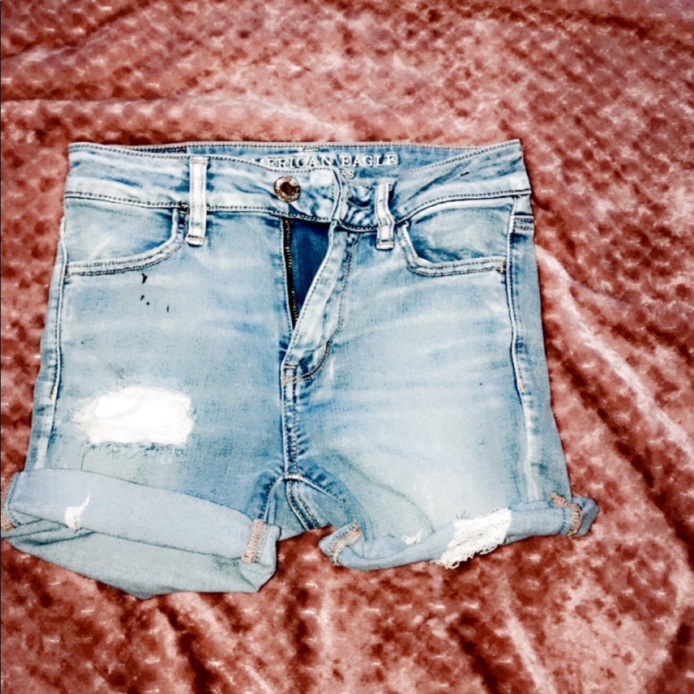 American Eagle High Waisted Jean shorts